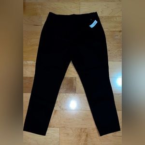 NWT Black Chino Pants, side zipper